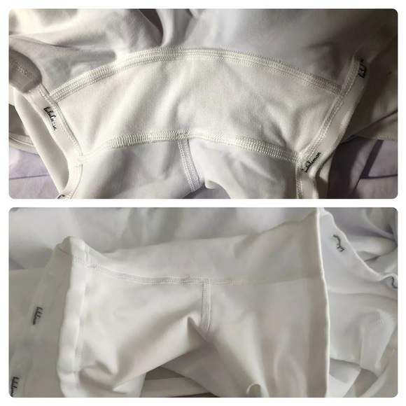 LULULEMON PLAY OFF the PLEATS SKIRT MID RISE WHITE + Lavender sz.8 - Picture 9 of 12